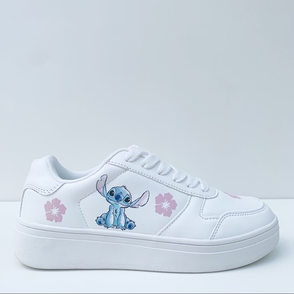 Disney Stitch White Women’s Sneaker - Picture 5 of 12